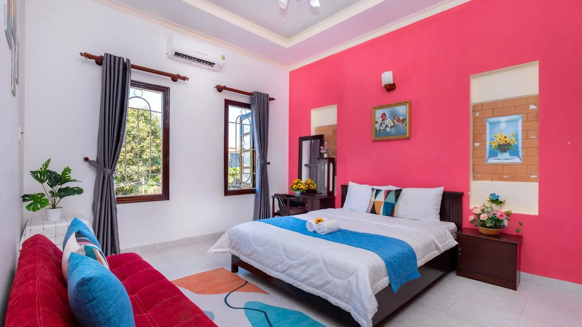Villa Ho Boi 47 - Gan Bien Bai Sau - Phong Khach Co May Lanh Vung Tau